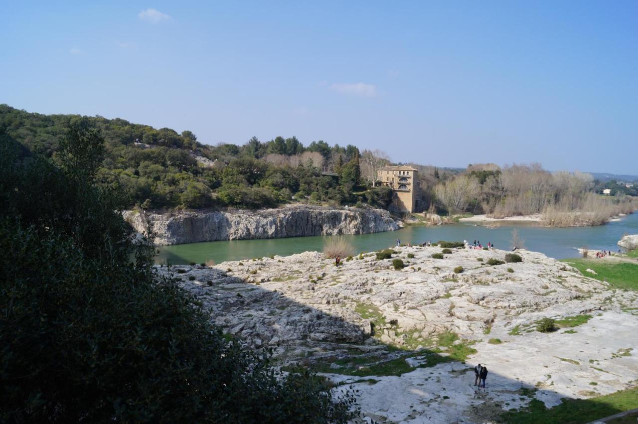 Confortable Villa De Vacances Entre Nimes, Le Pont Du Gard, Uzes, Arles, Avignon Marguerittes Exterior photo