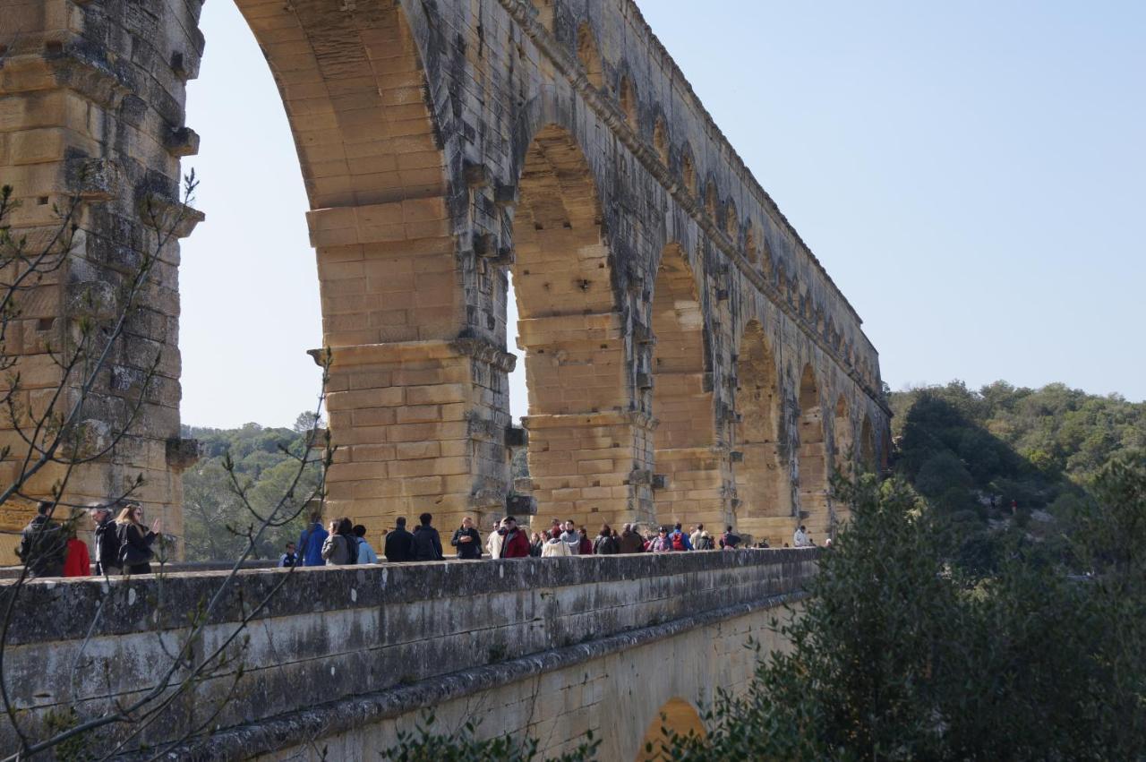 Confortable Villa De Vacances Entre Nimes, Le Pont Du Gard, Uzes, Arles, Avignon Marguerittes Exterior photo